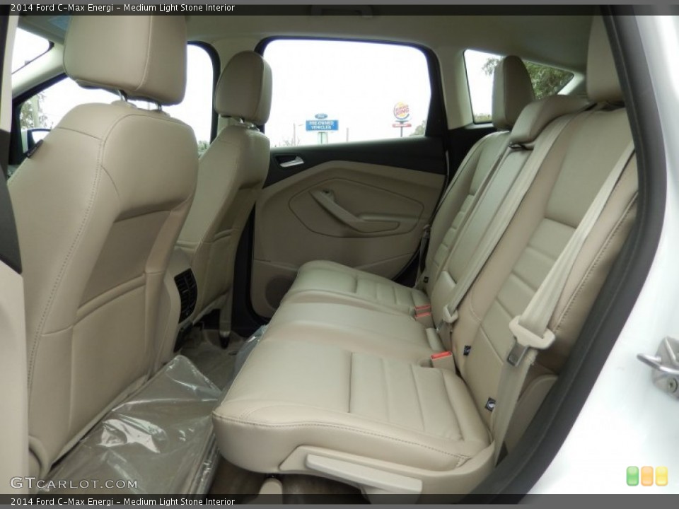 Medium Light Stone Interior Rear Seat for the 2014 Ford C-Max Energi #90190469
