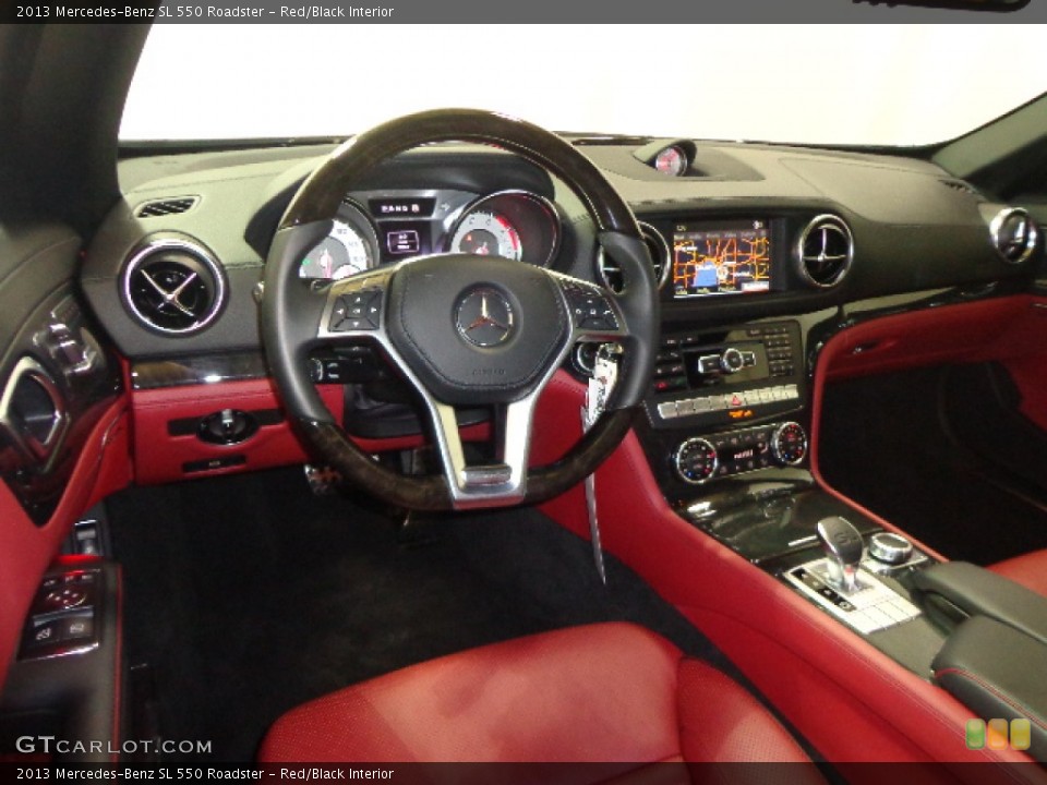 Red/Black Interior Dashboard for the 2013 Mercedes-Benz SL 550 Roadster #90192068