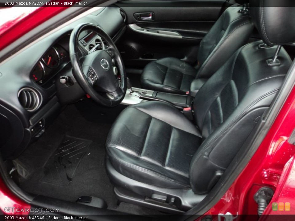 Black Interior Photo for the 2003 Mazda MAZDA6 s Sedan #90192155