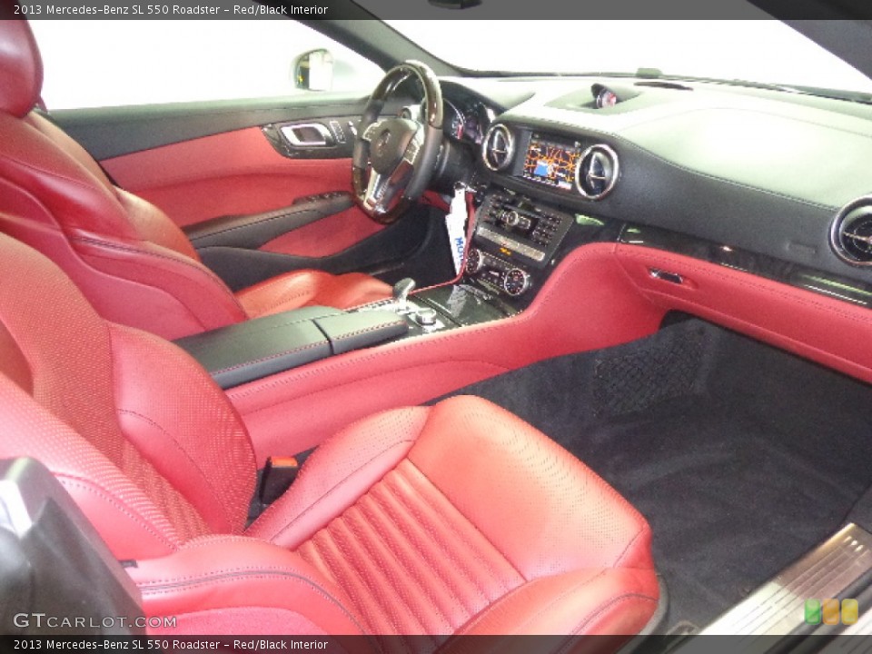 Red/Black Interior Photo for the 2013 Mercedes-Benz SL 550 Roadster #90192251