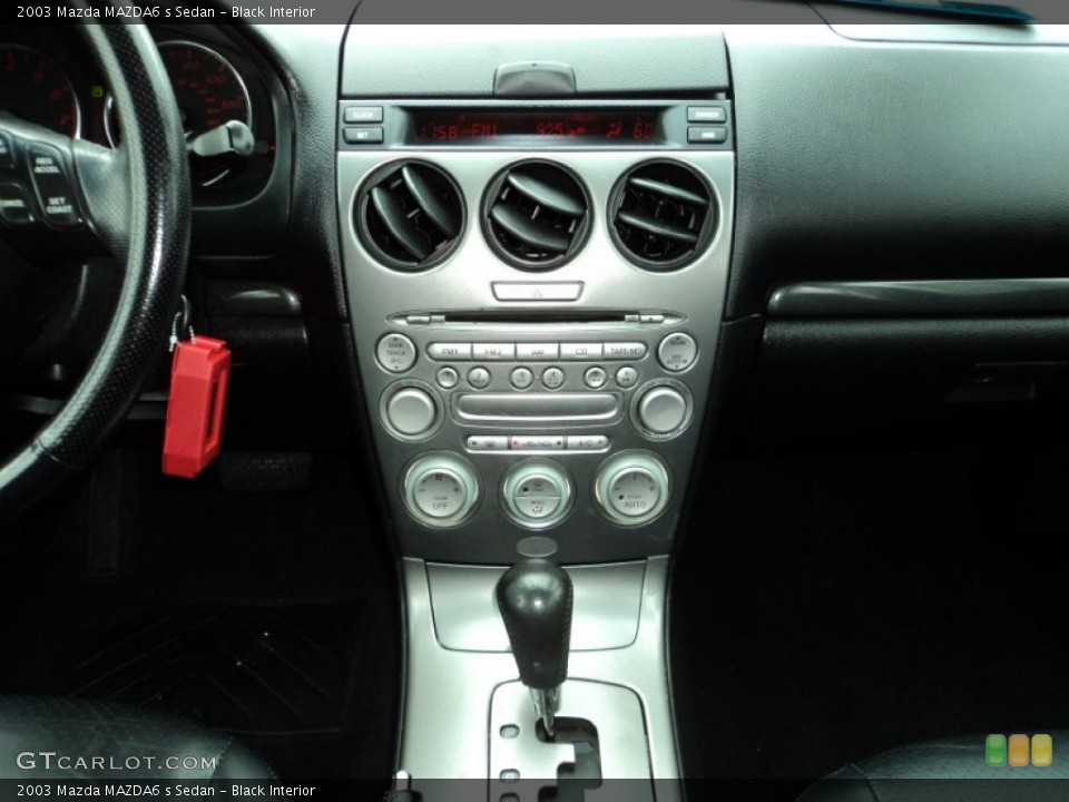 Black Interior Controls for the 2003 Mazda MAZDA6 s Sedan #90192353