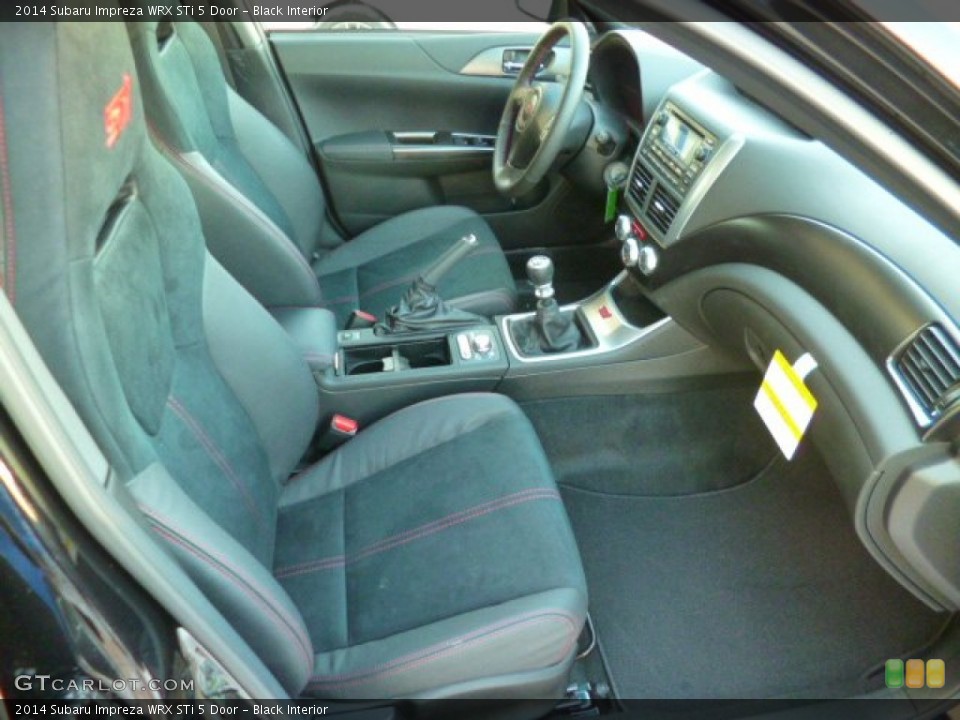 Black Interior Photo for the 2014 Subaru Impreza WRX STi 5 Door #90193493