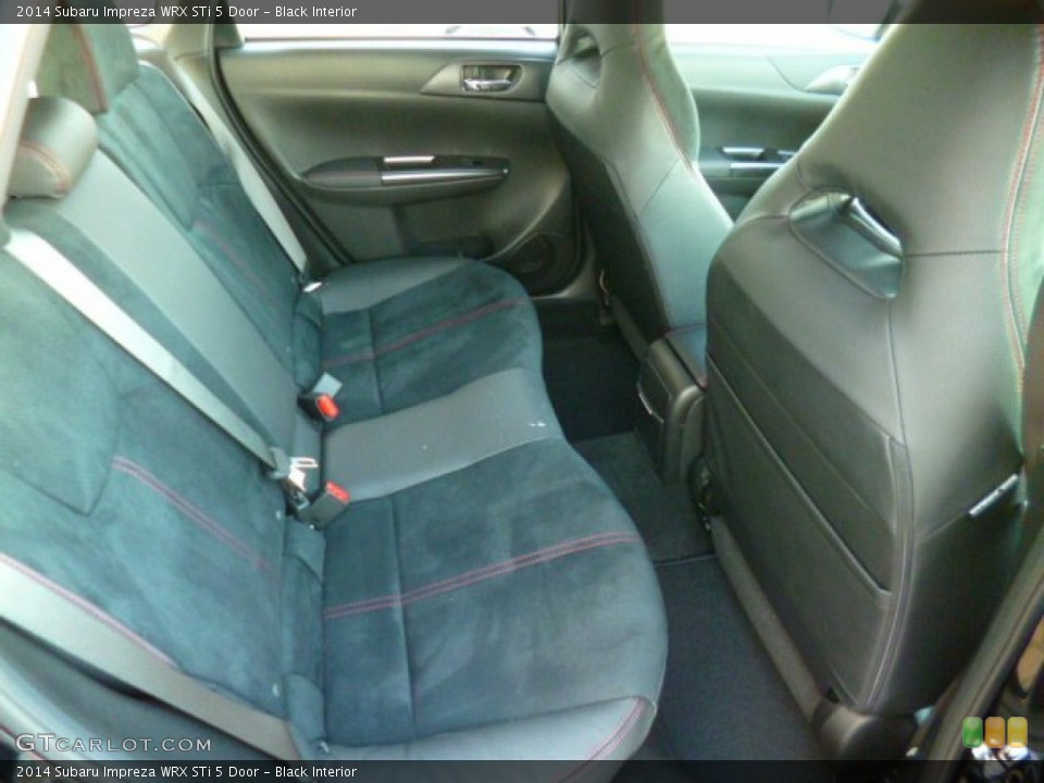 Black Interior Rear Seat for the 2014 Subaru Impreza WRX STi 5 Door #90193520