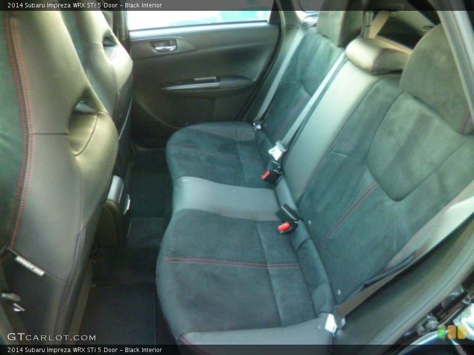 Black Interior Rear Seat for the 2014 Subaru Impreza WRX STi 5 Door #90193553