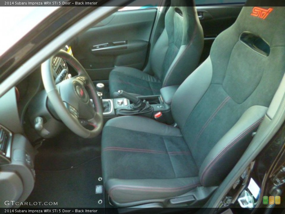 Black Interior Front Seat for the 2014 Subaru Impreza WRX STi 5 Door #90193601