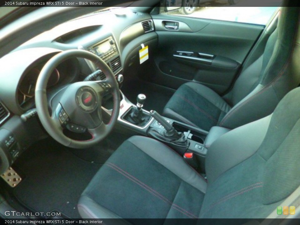 Black Interior Photo for the 2014 Subaru Impreza WRX STi 5 Door #90193622