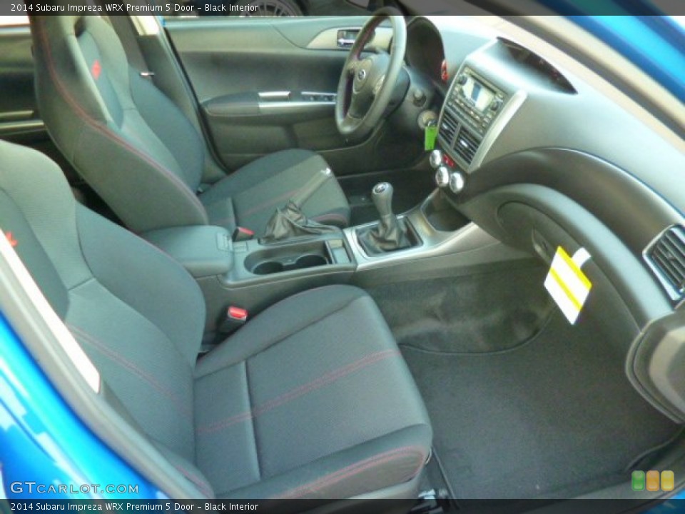 Black Interior Front Seat for the 2014 Subaru Impreza WRX Premium 5 Door #90193937