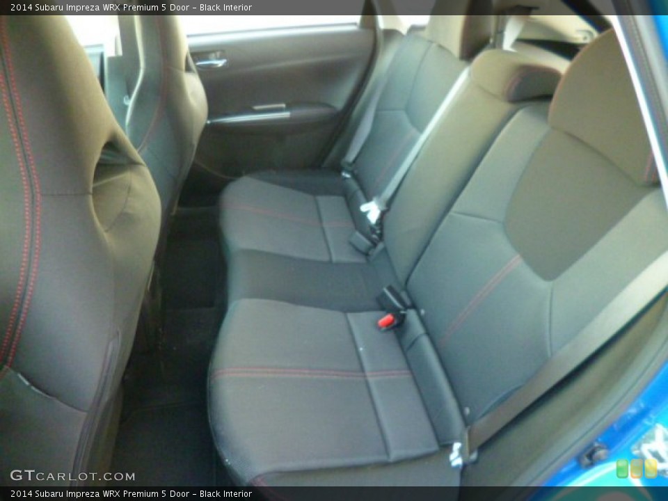 Black Interior Rear Seat for the 2014 Subaru Impreza WRX Premium 5 Door #90194024
