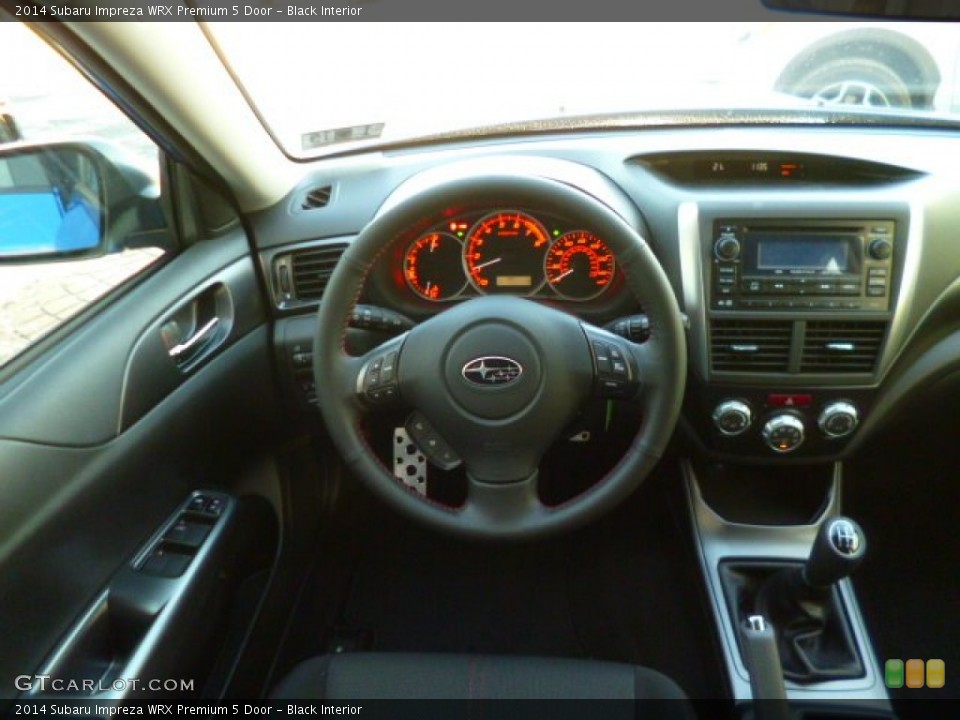 Black Interior Dashboard for the 2014 Subaru Impreza WRX Premium 5 Door #90194042