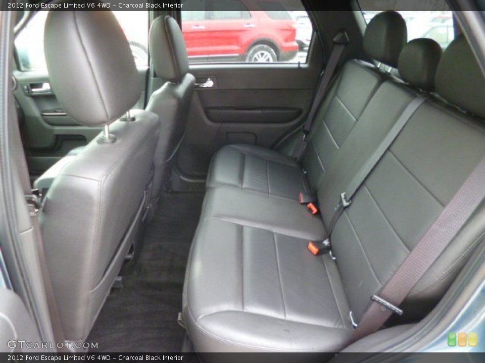 Charcoal Black Interior Rear Seat for the 2012 Ford Escape Limited V6 4WD #90199388