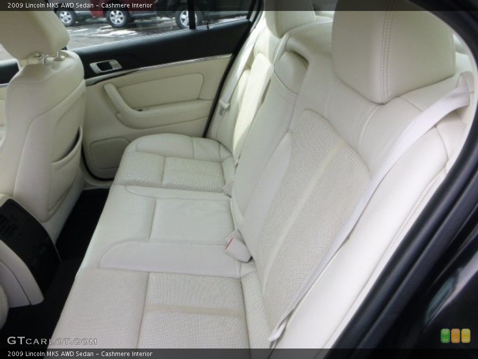 Cashmere Interior Rear Seat for the 2009 Lincoln MKS AWD Sedan #90199502