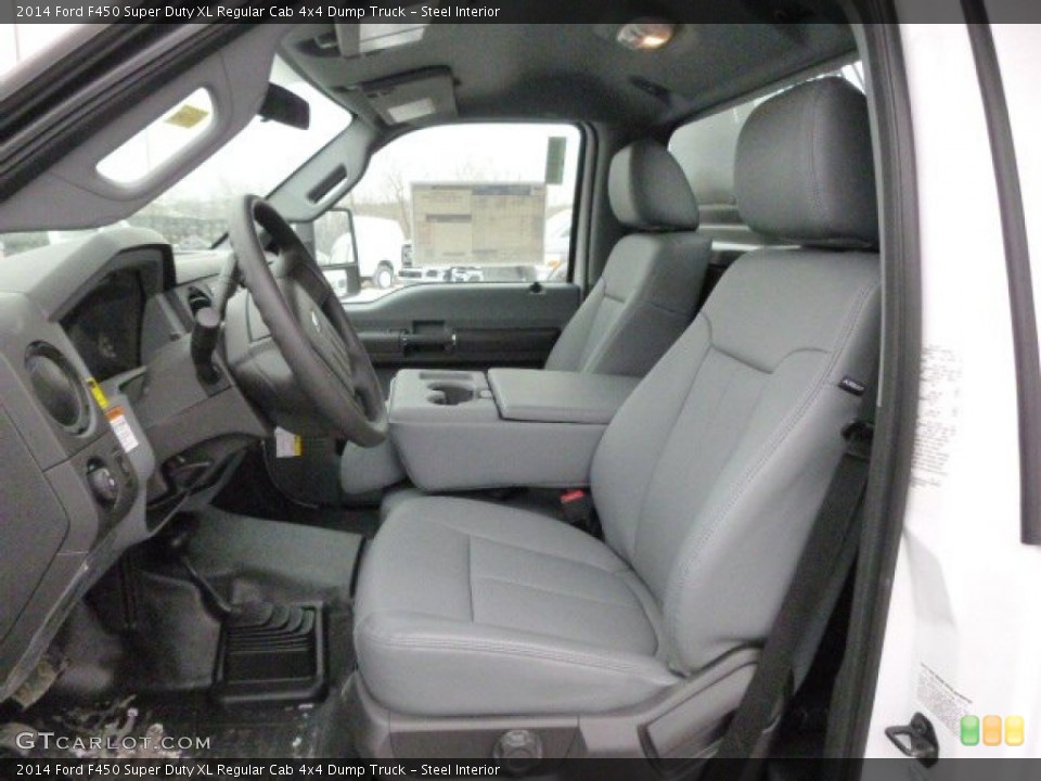 Steel Interior Photo for the 2014 Ford F450 Super Duty XL Regular Cab 4x4 Dump Truck #90200696