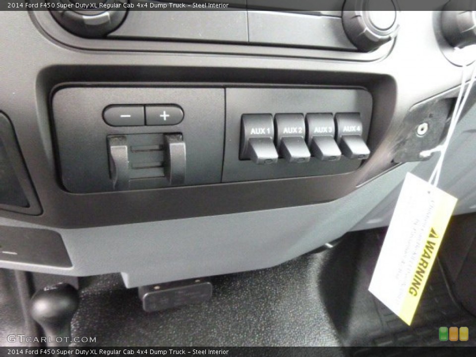 Steel Interior Controls for the 2014 Ford F450 Super Duty XL Regular Cab 4x4 Dump Truck #90200831