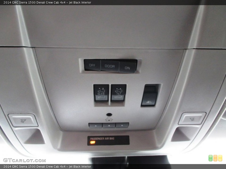 Jet Black Interior Controls for the 2014 GMC Sierra 1500 Denali Crew Cab 4x4 #90202862
