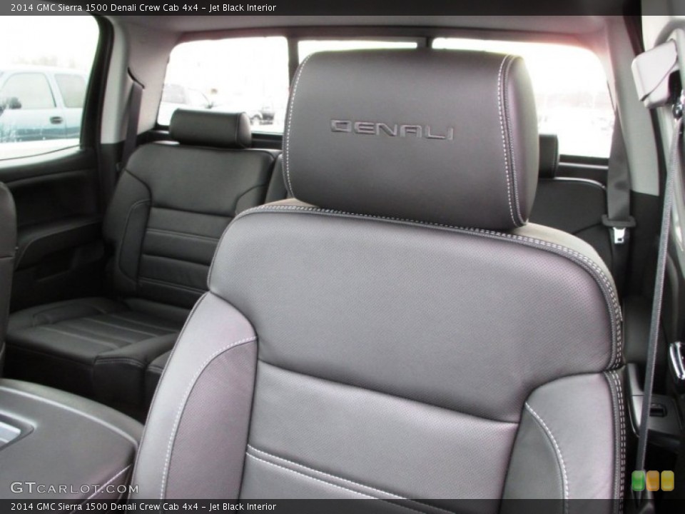 Jet Black Interior Front Seat for the 2014 GMC Sierra 1500 Denali Crew Cab 4x4 #90202907