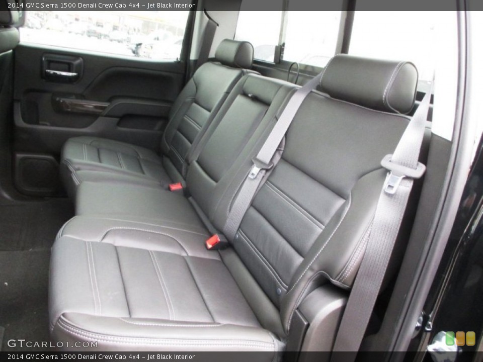 Jet Black Interior Rear Seat for the 2014 GMC Sierra 1500 Denali Crew Cab 4x4 #90202979