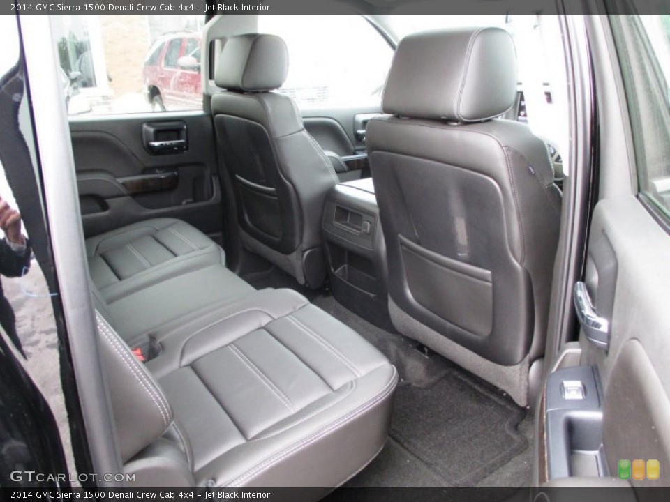 Jet Black Interior Rear Seat for the 2014 GMC Sierra 1500 Denali Crew Cab 4x4 #90203111
