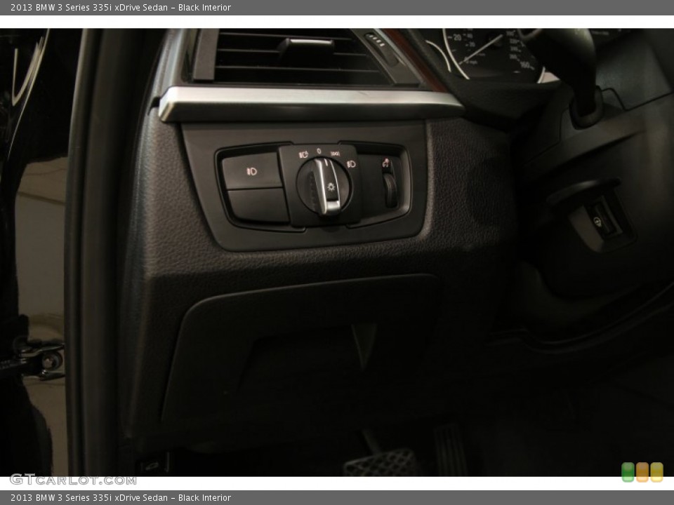 Black Interior Controls for the 2013 BMW 3 Series 335i xDrive Sedan #90203516