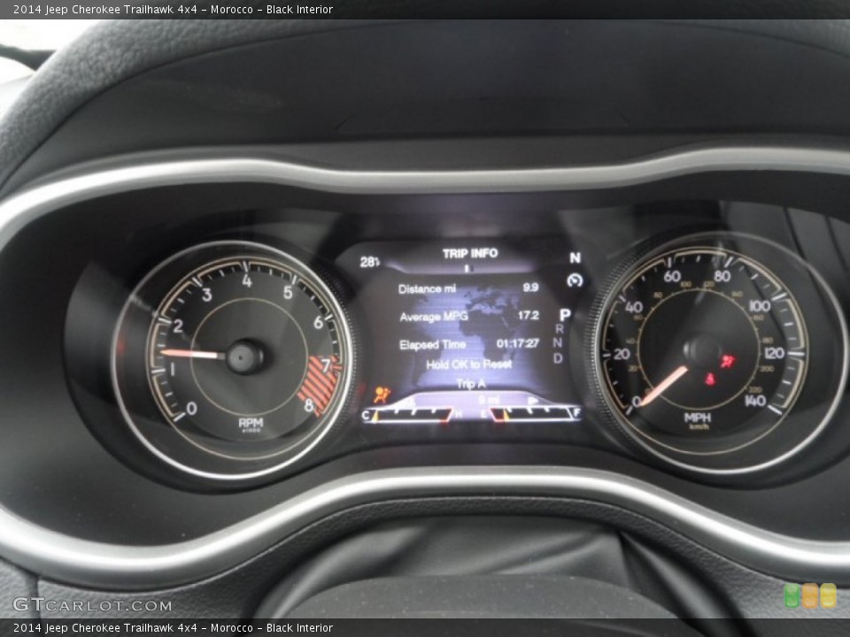 Morocco - Black Interior Gauges for the 2014 Jeep Cherokee Trailhawk 4x4 #90203567