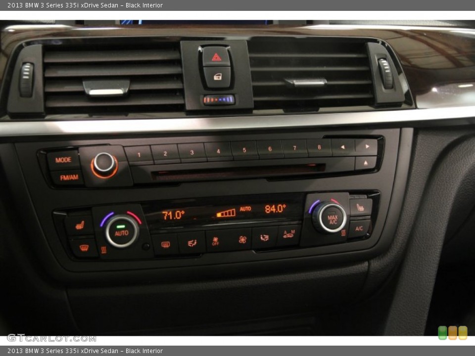 Black Interior Controls for the 2013 BMW 3 Series 335i xDrive Sedan #90203657
