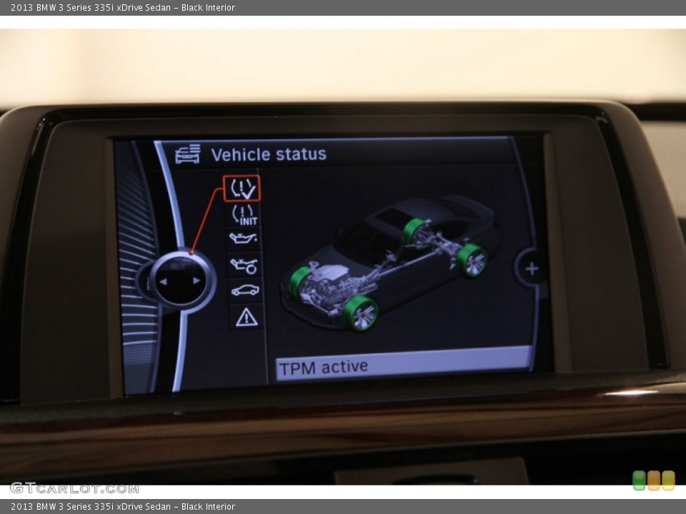 Black Interior Controls for the 2013 BMW 3 Series 335i xDrive Sedan #90203861