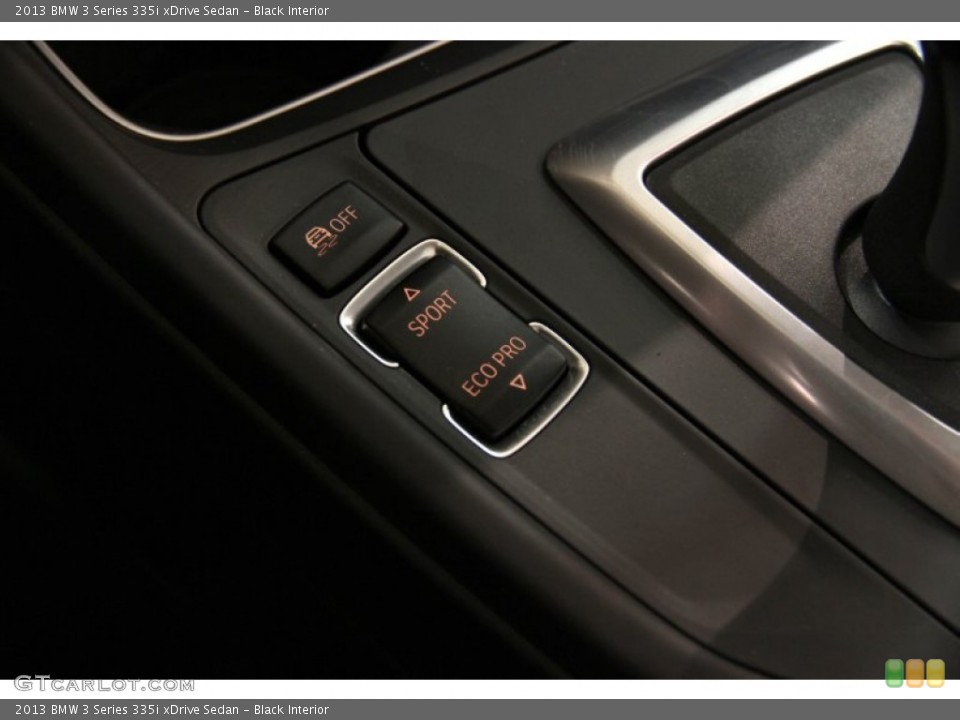 Black Interior Controls for the 2013 BMW 3 Series 335i xDrive Sedan #90204203