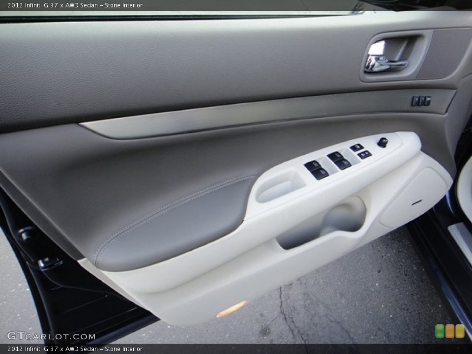 Stone Interior Door Panel for the 2012 Infiniti G 37 x AWD Sedan #90206663