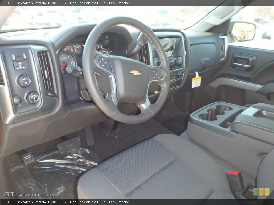 Jet Black Interior Prime Interior for the 2014 Chevrolet Silverado 1500 LT Z71 Regular Cab 4x4 #90207872