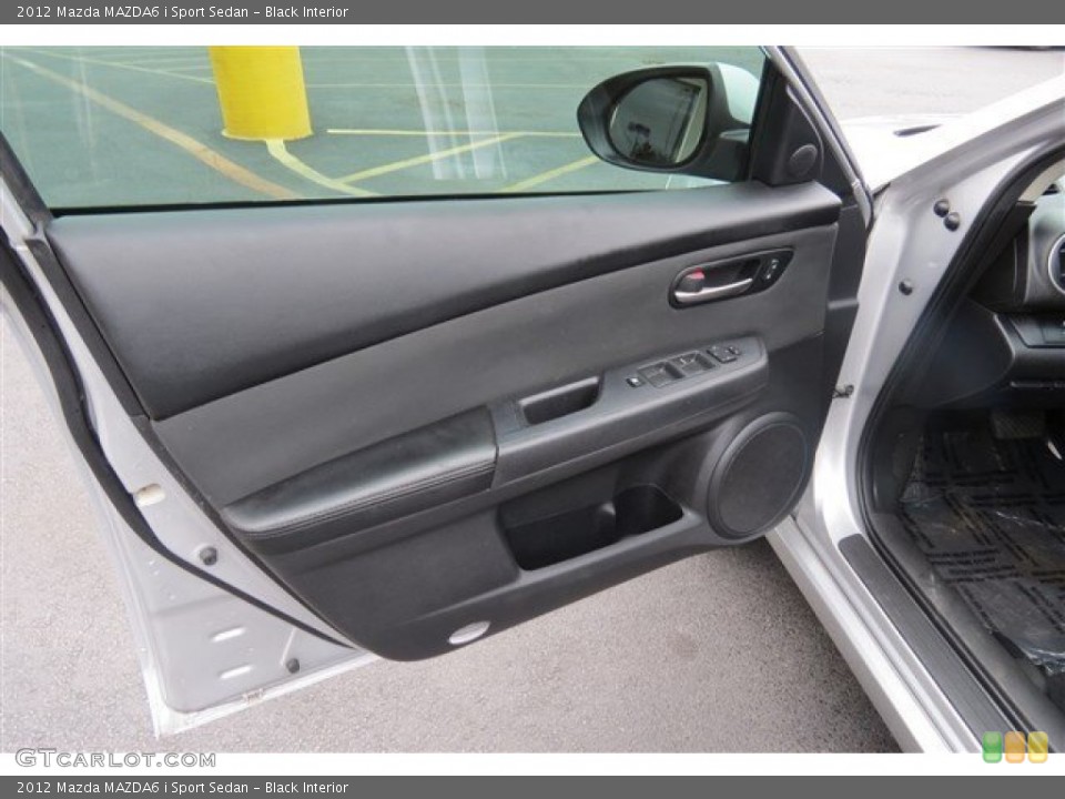 Black Interior Door Panel for the 2012 Mazda MAZDA6 i Sport Sedan #90210632
