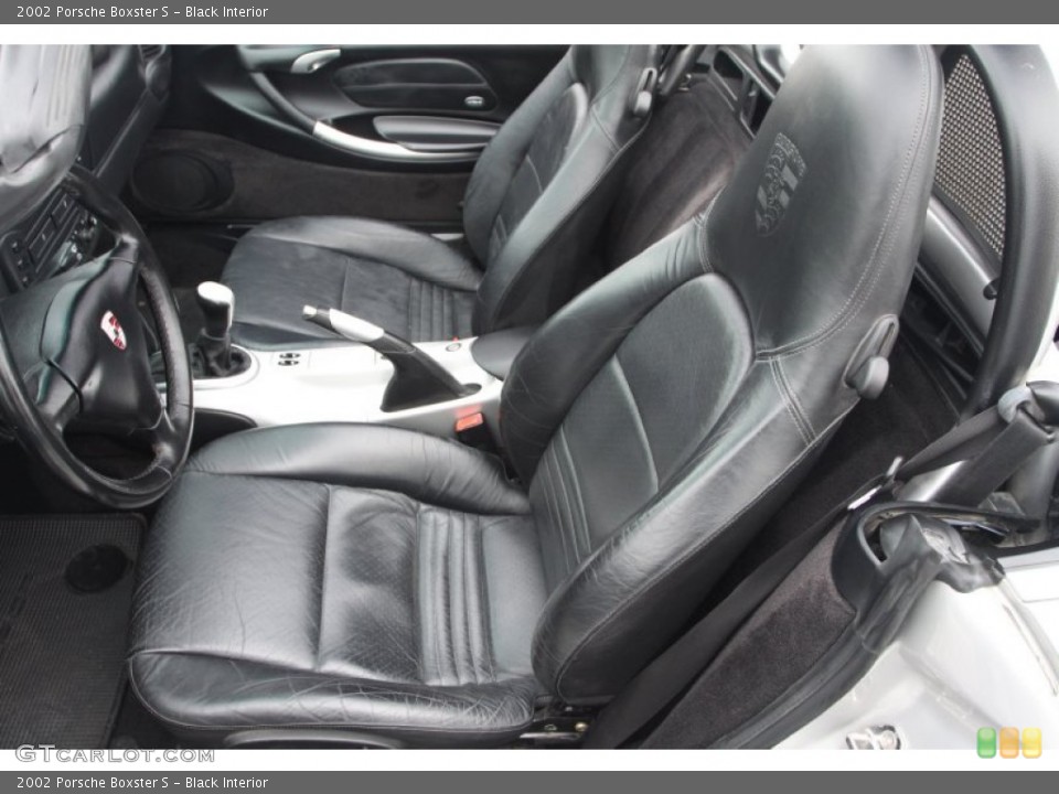Black Interior Front Seat for the 2002 Porsche Boxster S #90212342