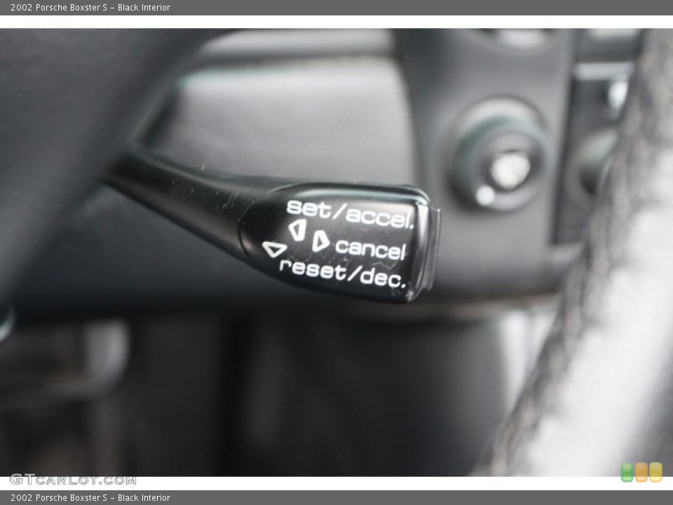 Black Interior Controls for the 2002 Porsche Boxster S #90212597