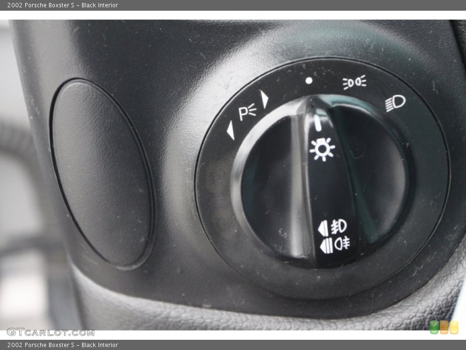 Black Interior Controls for the 2002 Porsche Boxster S #90212618
