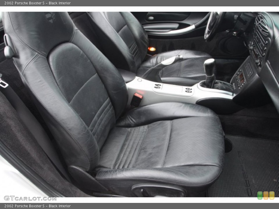Black Interior Front Seat for the 2002 Porsche Boxster S #90212714