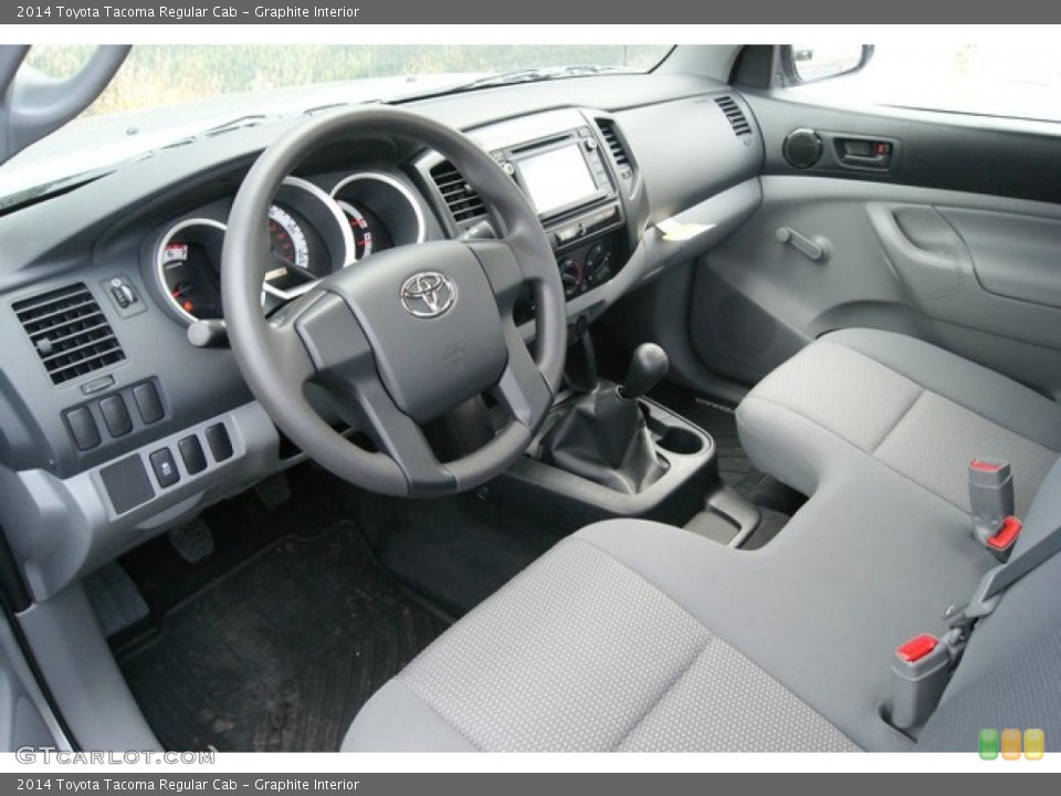 Graphite Interior Prime Interior for the 2014 Toyota Tacoma Regular Cab #90213980