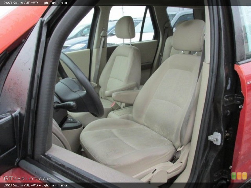 Light Tan Interior Front Seat for the 2003 Saturn VUE AWD #90214769