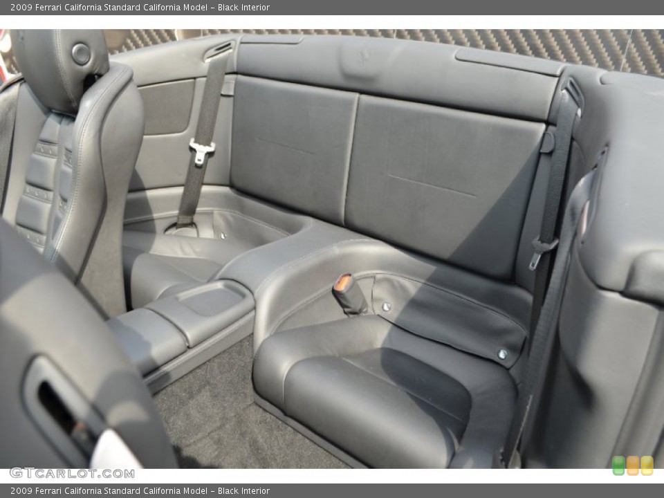 Black Interior Rear Seat for the 2009 Ferrari California  #90217883
