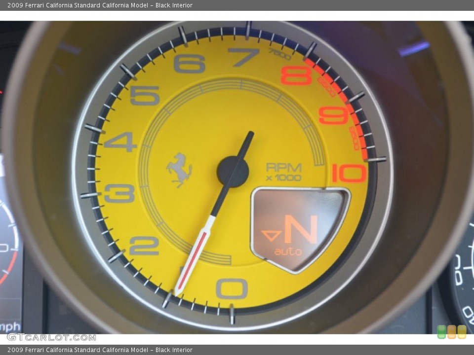 Black Interior Gauges for the 2009 Ferrari California  #90218066