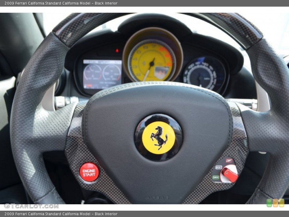 Black Interior Steering Wheel for the 2009 Ferrari California  #90218093