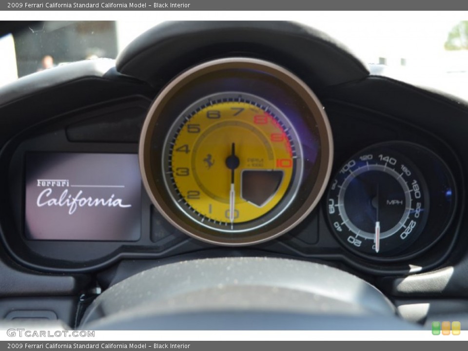 Black Interior Gauges for the 2009 Ferrari California  #90218114