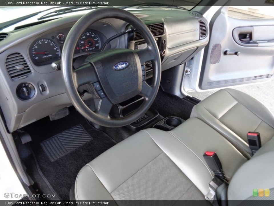 Medium Dark Flint 2009 Ford Ranger Interiors