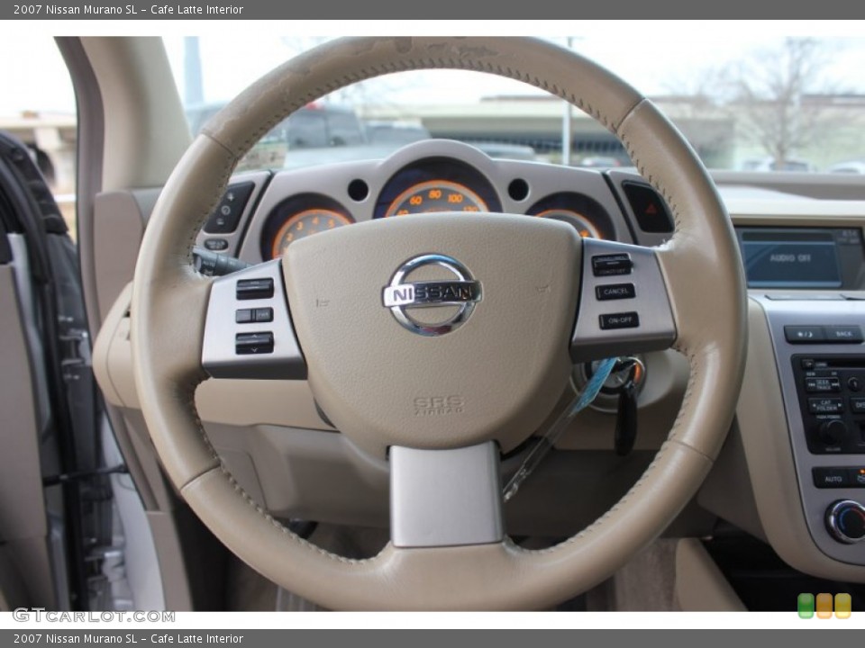 Cafe Latte Interior Steering Wheel for the 2007 Nissan Murano SL #90219590