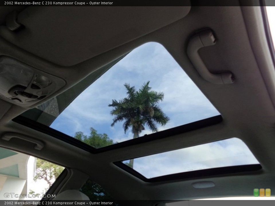 Oyster Interior Sunroof for the 2002 Mercedes-Benz C 230 Kompressor Coupe #90220439