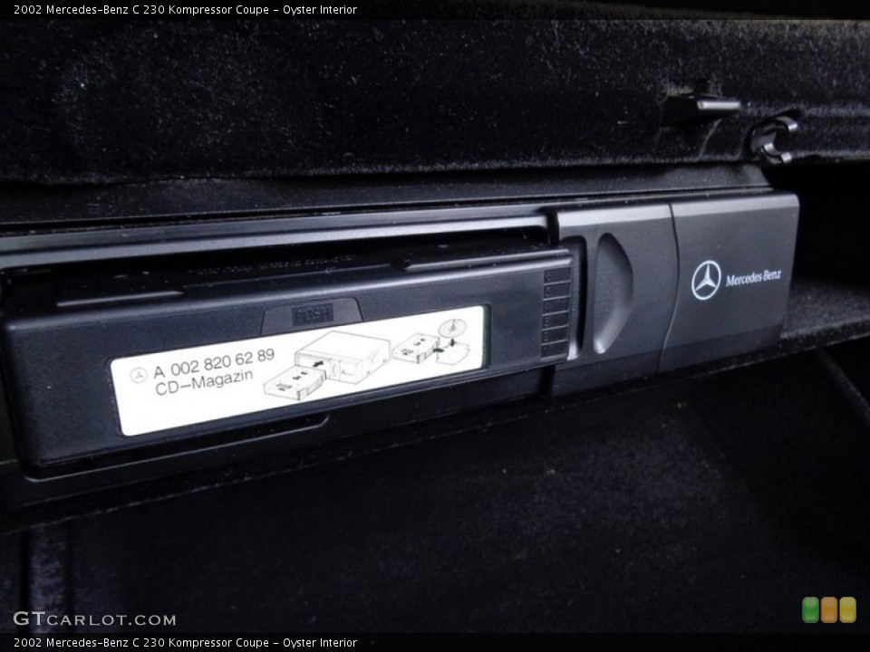 Oyster Interior Audio System for the 2002 Mercedes-Benz C 230 Kompressor Coupe #90220790