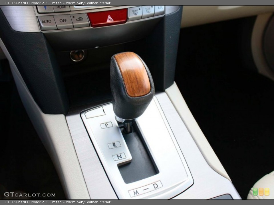 Warm Ivory Leather Interior Transmission for the 2013 Subaru Outback 2.5i Limited #90220838