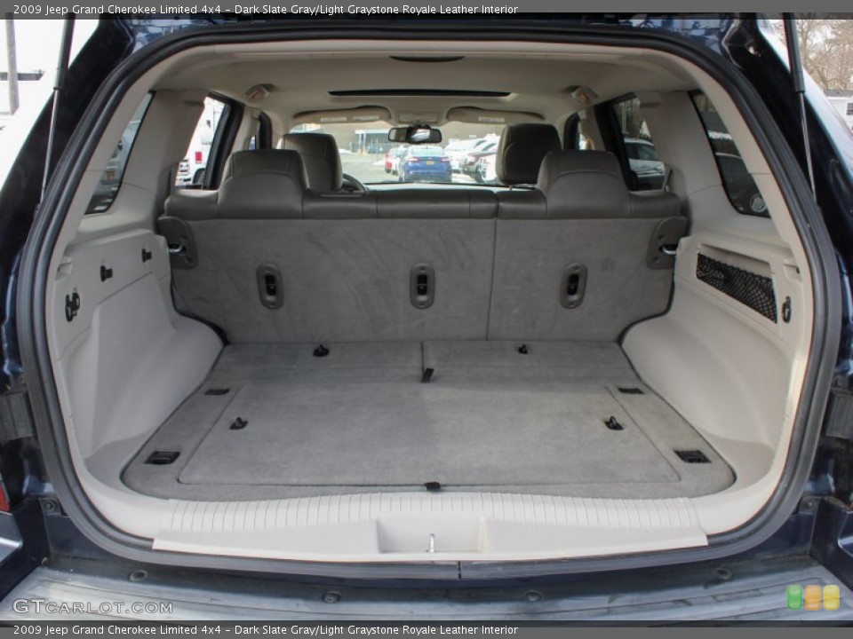 Dark Slate Gray/Light Graystone Royale Leather Interior Trunk for the 2009 Jeep Grand Cherokee Limited 4x4 #90223385