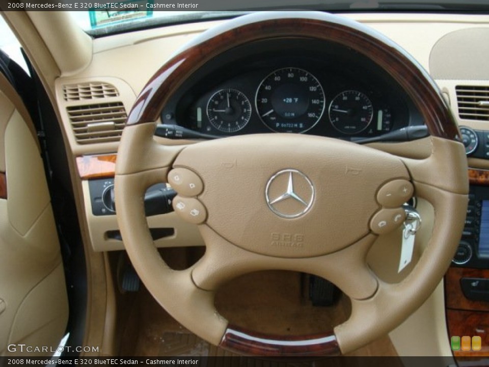 Cashmere Interior Steering Wheel for the 2008 Mercedes-Benz E 320 BlueTEC Sedan #90227285