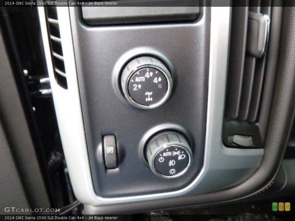 Jet Black Interior Controls for the 2014 GMC Sierra 1500 SLE Double Cab 4x4 #90230801