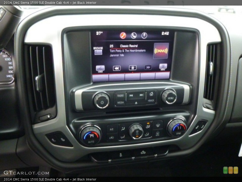 Jet Black Interior Controls for the 2014 GMC Sierra 1500 SLE Double Cab 4x4 #90230816