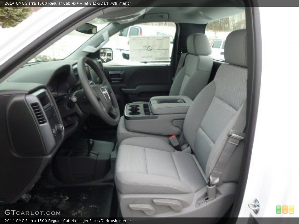 Jet Black/Dark Ash Interior Photo for the 2014 GMC Sierra 1500 Regular Cab 4x4 #90231290
