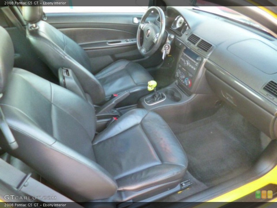 Ebony Interior Photo for the 2008 Pontiac G5 GT #90231836
